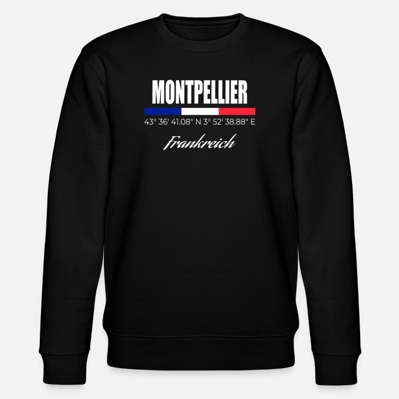 Montpellier - Sweat bio CHANGER Stanley/Stella Unisexe - noir