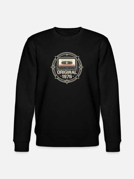 Anniversaire millésime original 1976 - Sweat bio CHANGER Stanley/Stella Unisexe - noir
