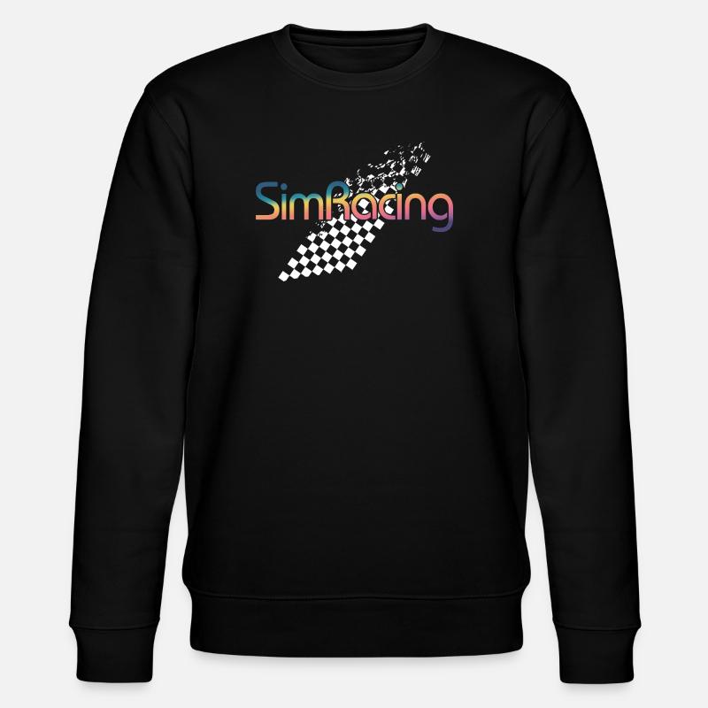 SimRacing Verlaufslogo - Stanley/Stella Unisex Bio-Sweatshirt CHANGER  - Schwarz