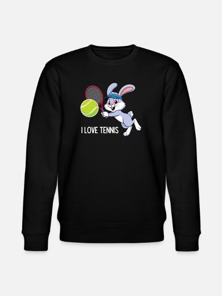 I Love Tennis - Stanley/Stella CHANGER Unisex Organic Sweatshirt - black