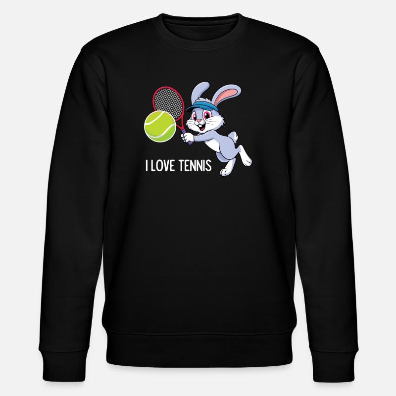 J’adore le tennis. - Sweat bio CHANGER Stanley/Stella Unisexe - noir