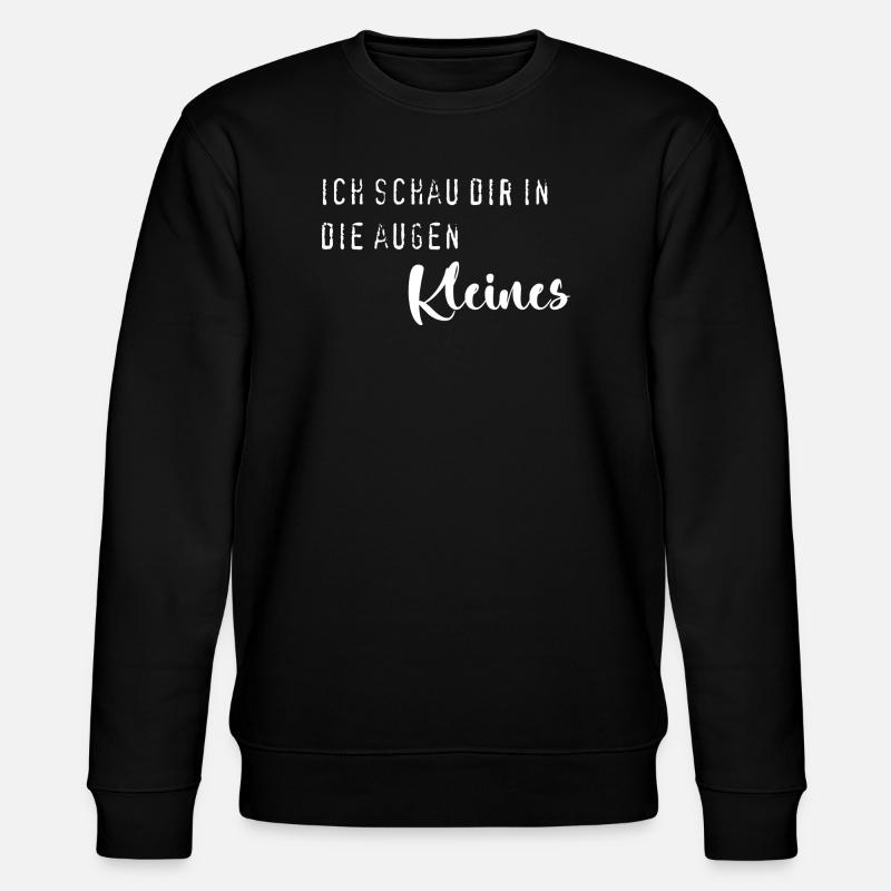 Schau dir in die Augen - Stanley/Stella Unisex Bio-Sweatshirt CHANGER  - Schwarz