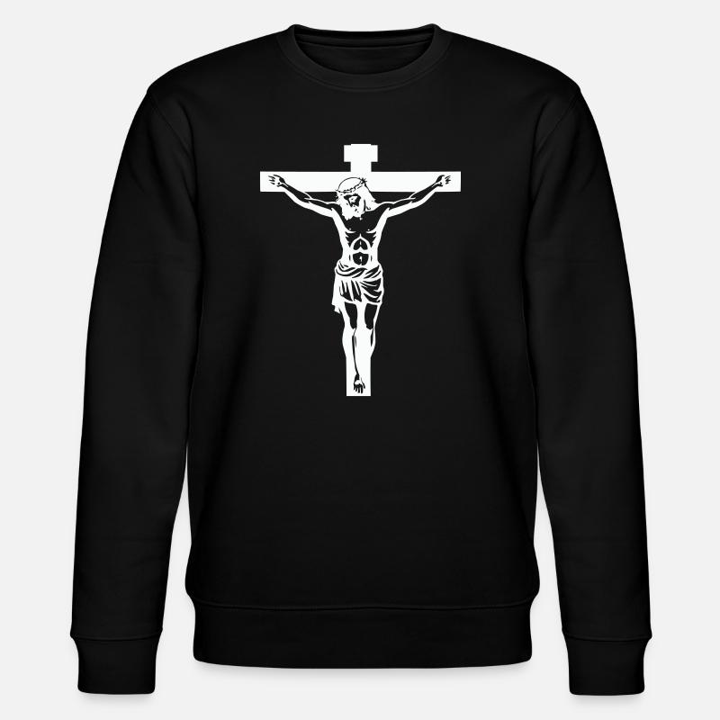 Croix de Jésus - Sweat bio CHANGER Stanley/Stella Unisexe - noir