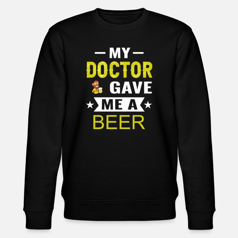 Doktor Bier - Stanley/Stella Unisex Bio-Sweatshirt CHANGER  - Schwarz