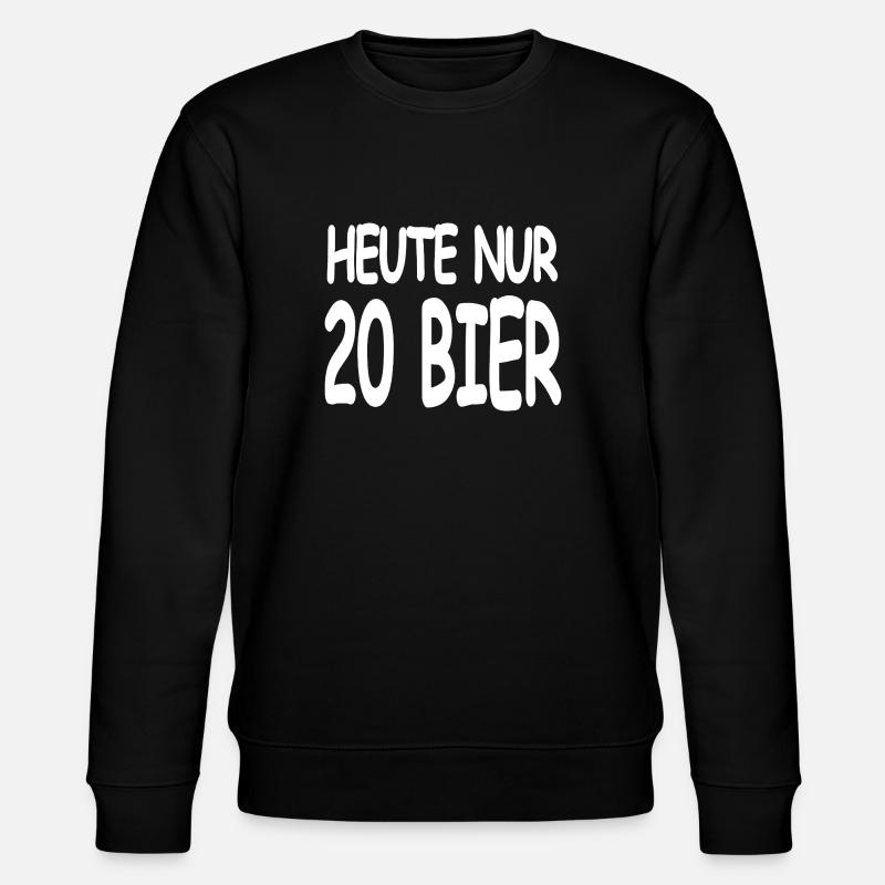 Bière - Sweat bio CHANGER Stanley/Stella Unisexe - noir