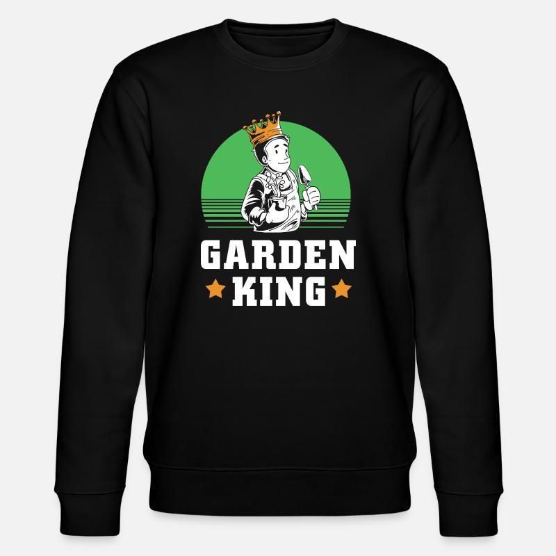 Compost Worms Gift - Stanley/Stella CHANGER Unisex Organic Sweatshirt - black