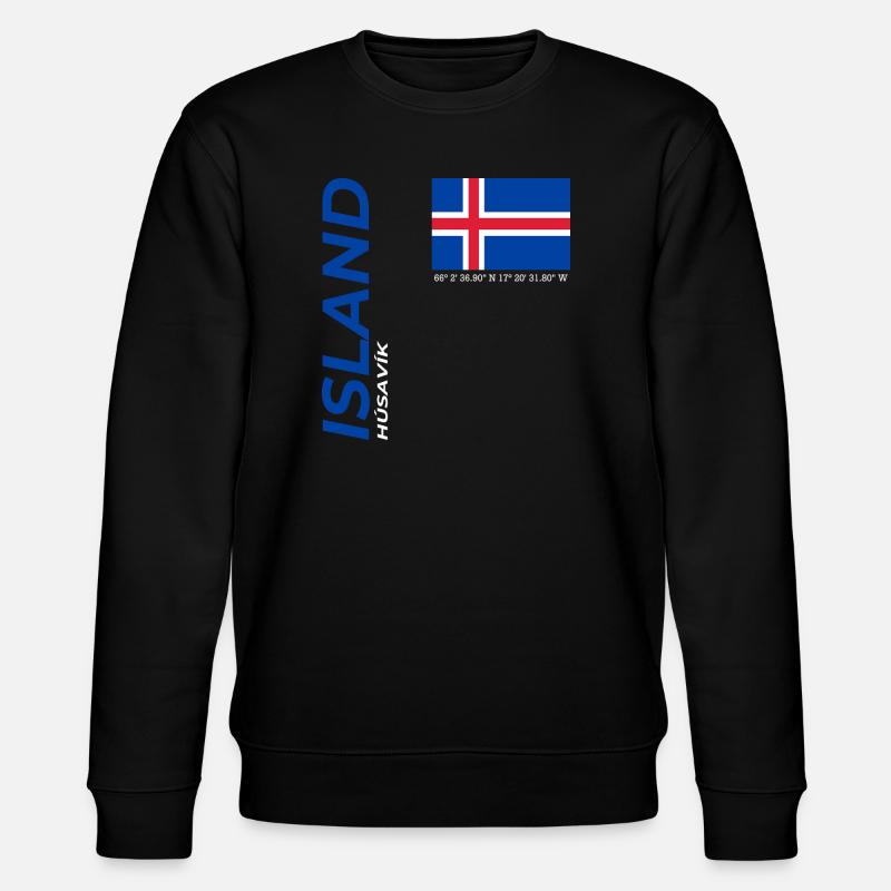 húsavík - Stanley/Stella CHANGER Unisex Organic Sweatshirt - black