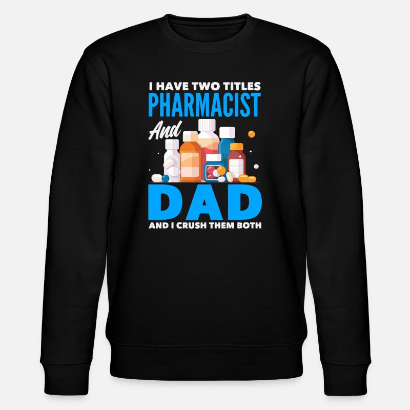 Pharmacist Pharmaceutical Technical - Stanley/Stella CHANGER Unisex Organic Sweatshirt - black