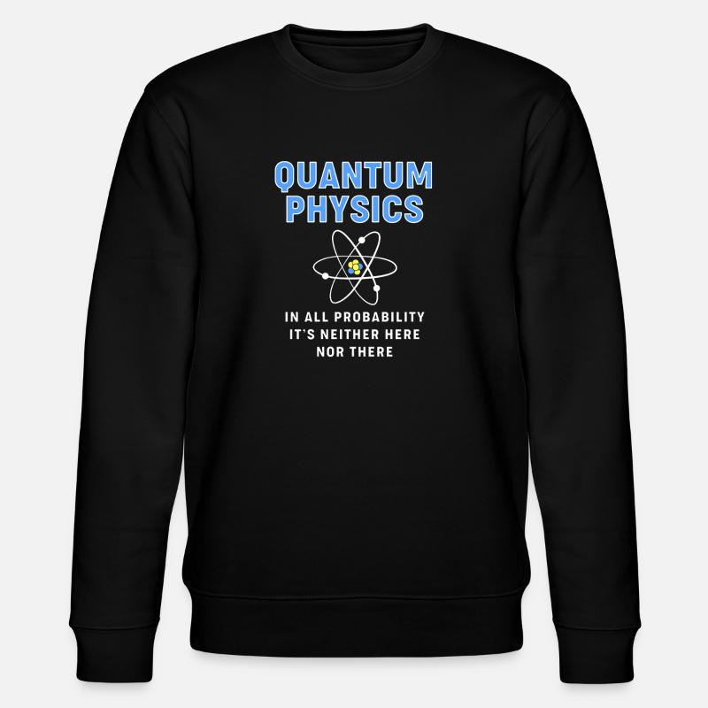 Quantum Physics Quantum Physics - Stanley/Stella CHANGER Unisex Organic Sweatshirt - black