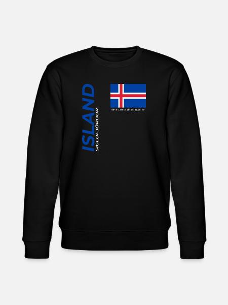 Siglufjördur - Stanley/Stella CHANGER Unisex Organic Sweatshirt - black