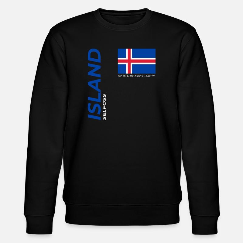 selfoss - Stanley/Stella CHANGER Unisex Organic Sweatshirt - black