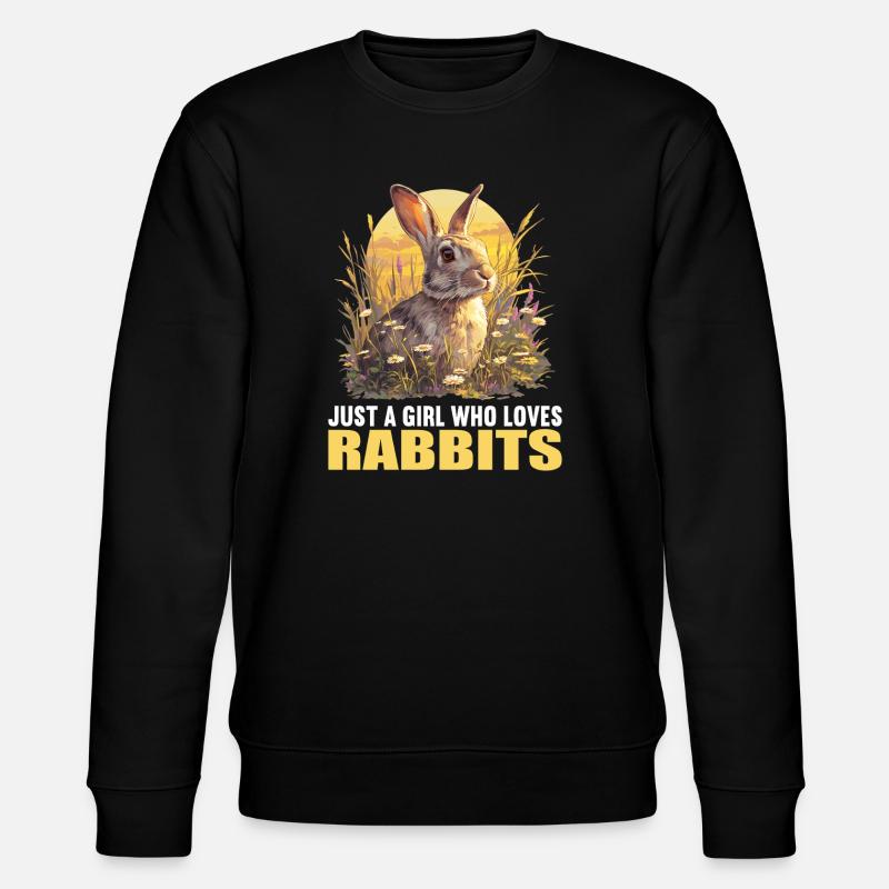 Bunny Bunny - Stanley/Stella CHANGER Unisex Organic Sweatshirt - black