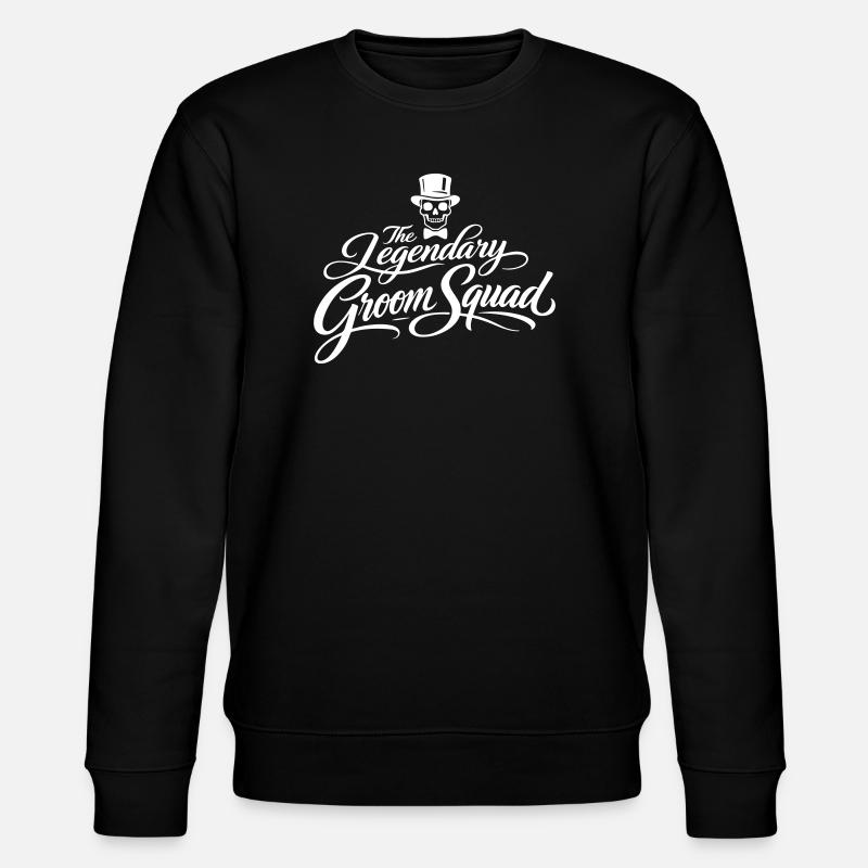 Escouade des mariés Bräutigam Jga - Sweat bio CHANGER Stanley/Stella Unisexe - noir
