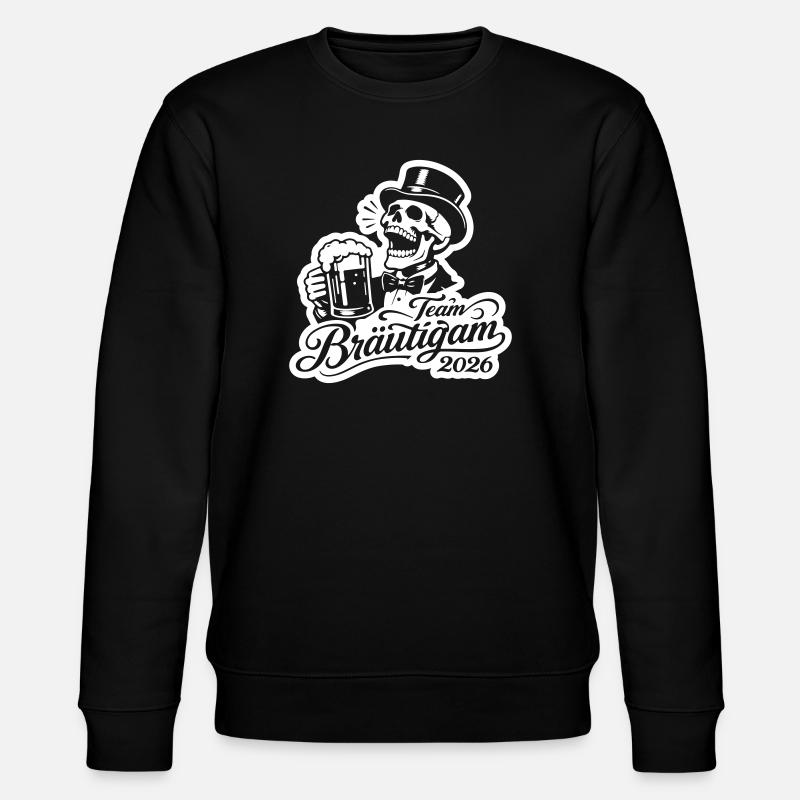 Team Bräutigam 2026 - Stanley/Stella Unisex Bio-Sweatshirt CHANGER  - Schwarz