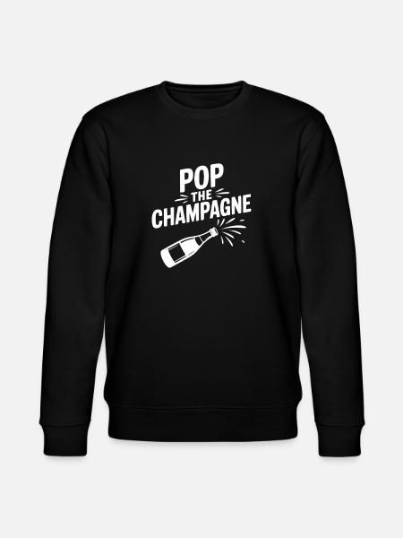 Pop the - Stanley/Stella CHANGER Unisex Organic Sweatshirt - black