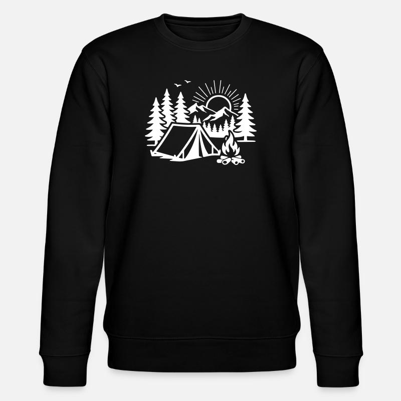 Camp nature sous tente - Sweat bio CHANGER Stanley/Stella Unisexe - noir