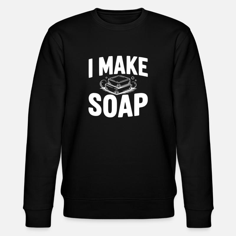 Je fais du savon - Sweat bio CHANGER Stanley/Stella Unisexe - noir