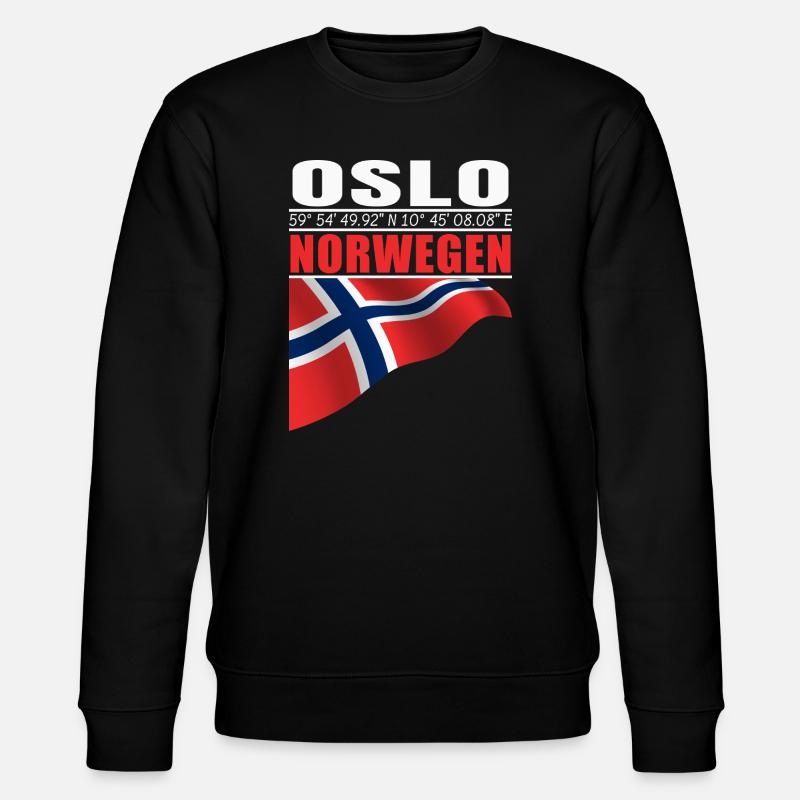 Oslo - Stanley/Stella Unisex Bio-Sweatshirt CHANGER  - Schwarz