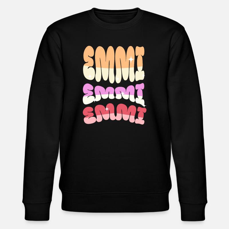 Emmi Emmely Emeli Emmeli - Stanley/Stella Unisex Bio-Sweatshirt CHANGER  - Schwarz