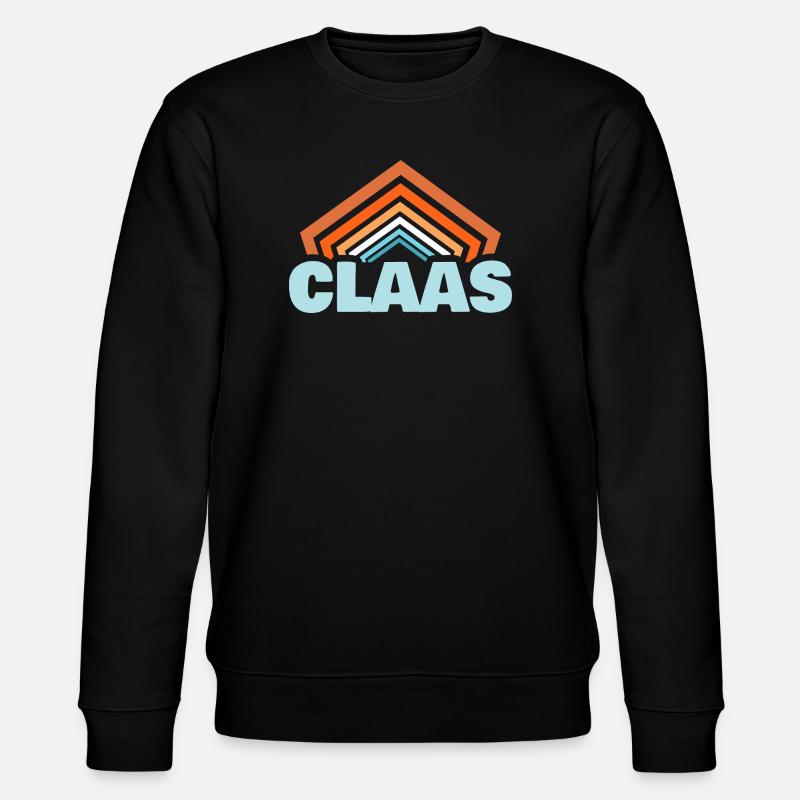 Claas as a given name - Stanley/Stella CHANGER Unisex Organic Sweatshirt - black