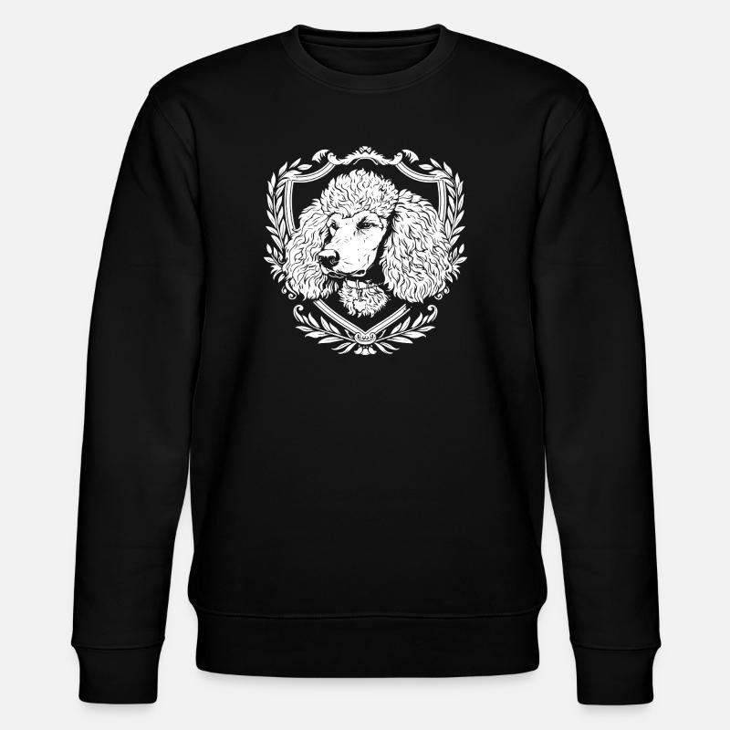 Art héraldique du caniche - Sweat bio CHANGER Stanley/Stella Unisexe - noir