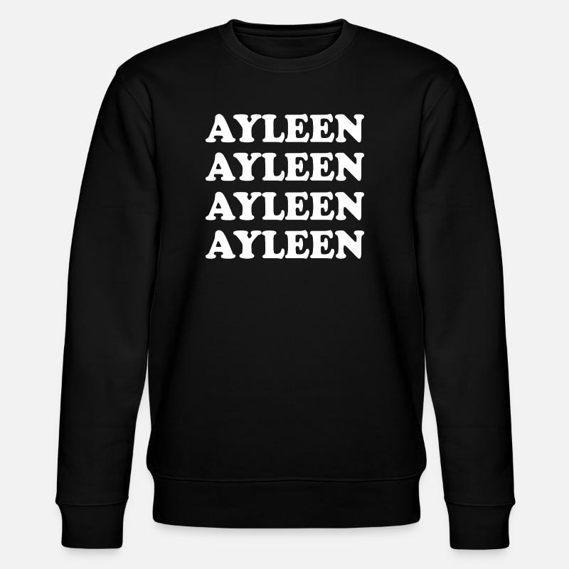 Name Ayleen - Stanley/Stella Unisex Bio-Sweatshirt CHANGER  - Schwarz