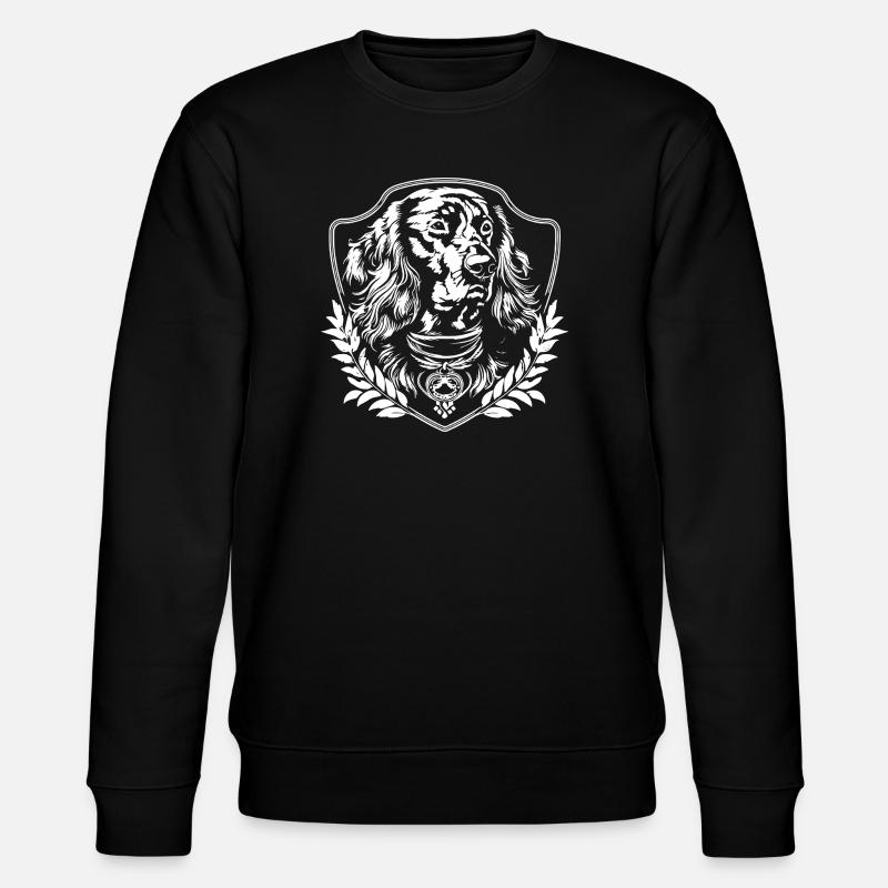 Wappenhund Dackel - Stanley/Stella Unisex Bio-Sweatshirt CHANGER  - Schwarz