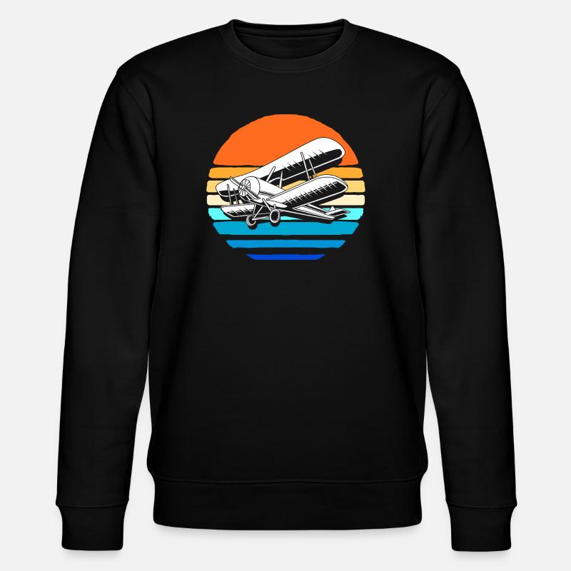 Modellflugzeug Modellflug - Stanley/Stella Unisex Bio-Sweatshirt CHANGER - Schwarz