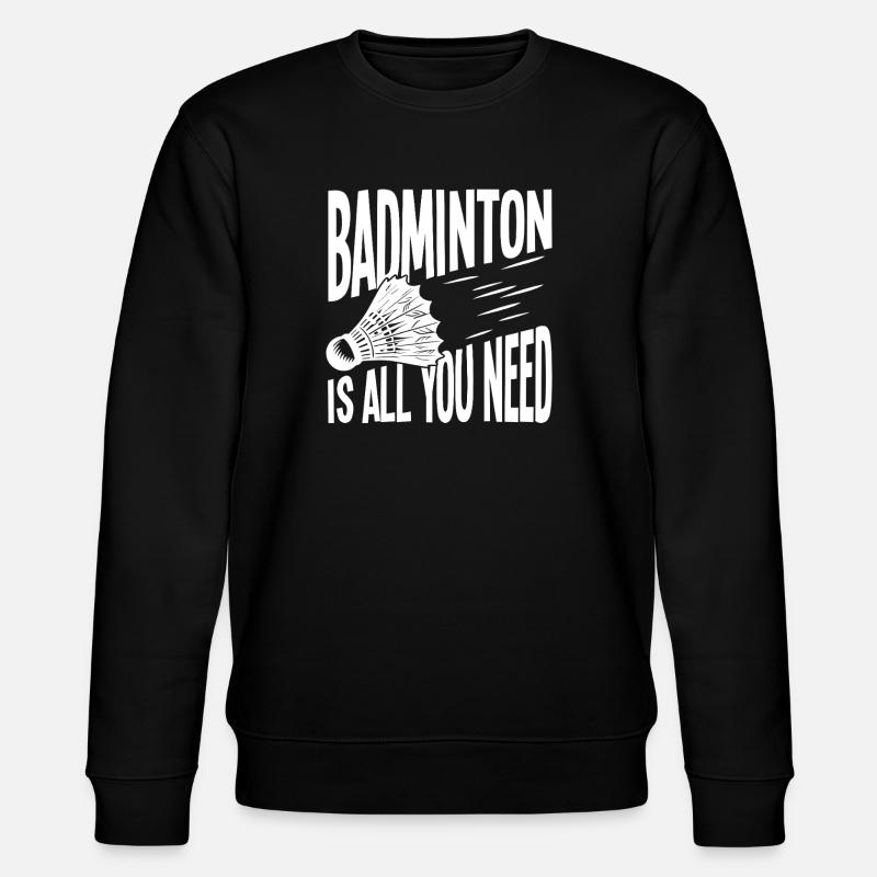 Badminton: Alles, was du brauchst - Stanley/Stella Unisex Bio-Sweatshirt CHANGER  - Schwarz