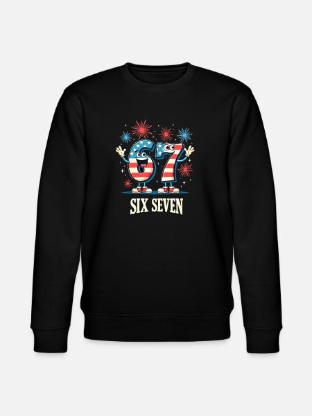US Flag 67 Memes Six Seven - Sweat bio CHANGER Stanley/Stella Unisexe - noir