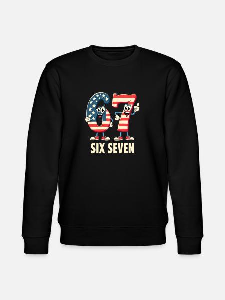 US Flag 67 Memes Six Seven - Sweat bio CHANGER Stanley/Stella Unisexe - noir