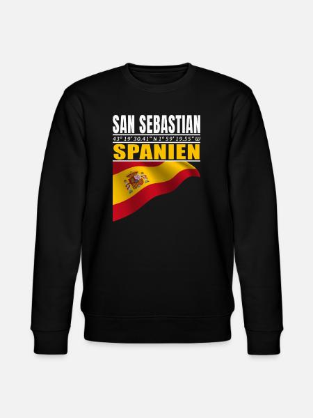 San Sebastian - Stanley/Stella CHANGER Unisex Organic Sweatshirt - black