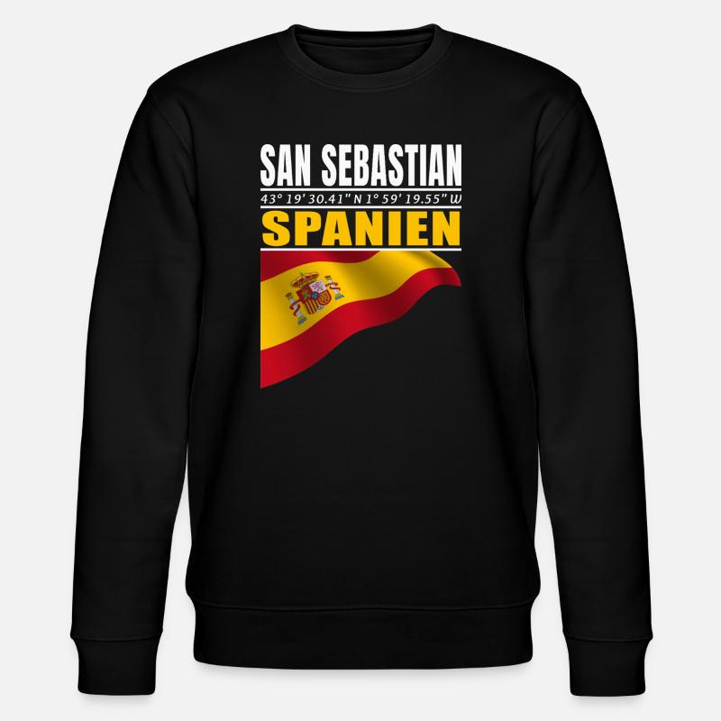 San Sebastian - Stanley/Stella Unisex Bio-Sweatshirt CHANGER  - Schwarz