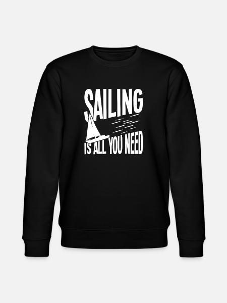 Sailing: Everything you need - Stanley/Stella CHANGER Unisex Organic Sweatshirt - black