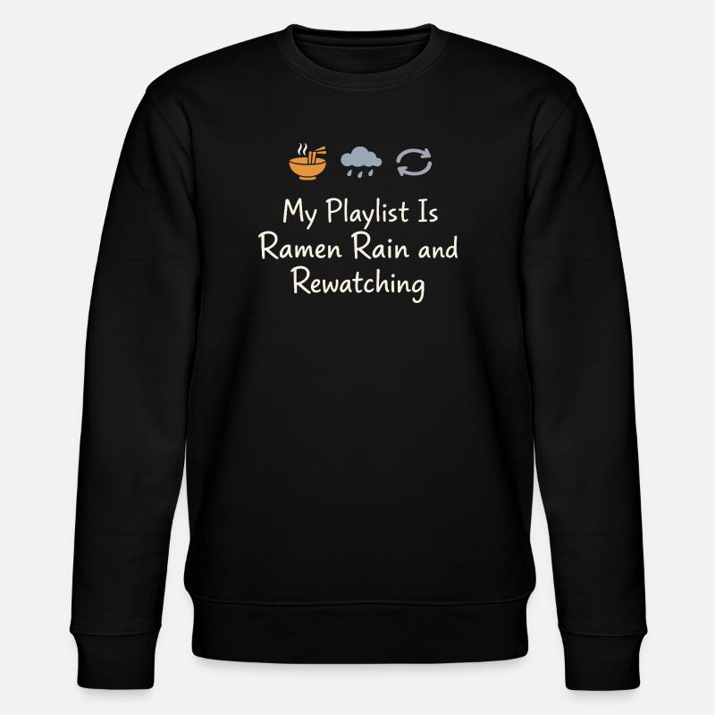 Anime introvert Weeb couch potato - Stanley/Stella CHANGER Unisex Organic Sweatshirt - black