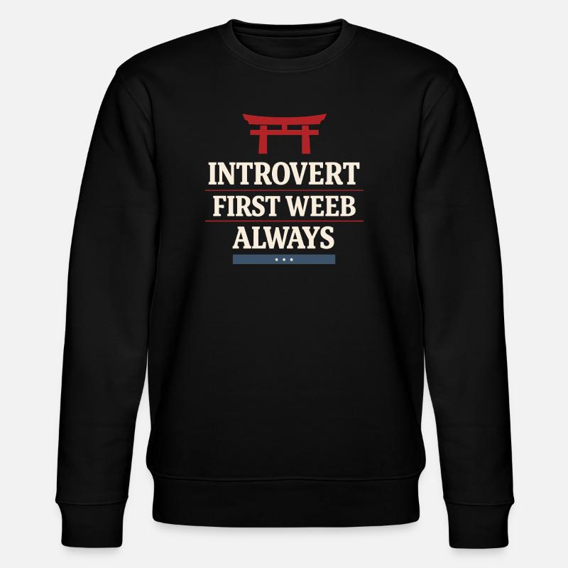 Introverti d’anime Weeb canapé - Sweat bio CHANGER Stanley/Stella Unisexe - noir
