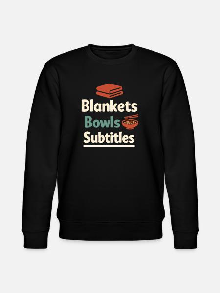 Anime introvert Weeb couch potato - Stanley/Stella CHANGER Unisex Organic Sweatshirt - black