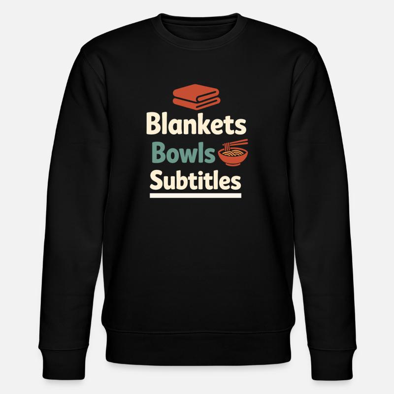 Anime-introvert Weeb Stubenhocker - Stanley/Stella Unisex Bio-Sweatshirt CHANGER - Schwarz
