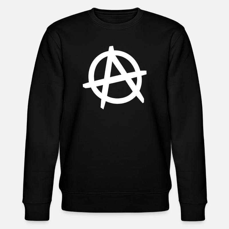 The Couching Dad "Anarchy" - Stanley/Stella Unisex Bio-Sweatshirt CHANGER - Schwarz
