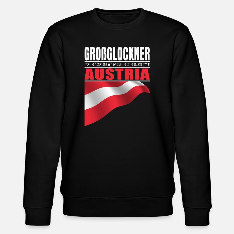Großglockner - Stanley/Stella CHANGER Unisex Organic Sweatshirt - black