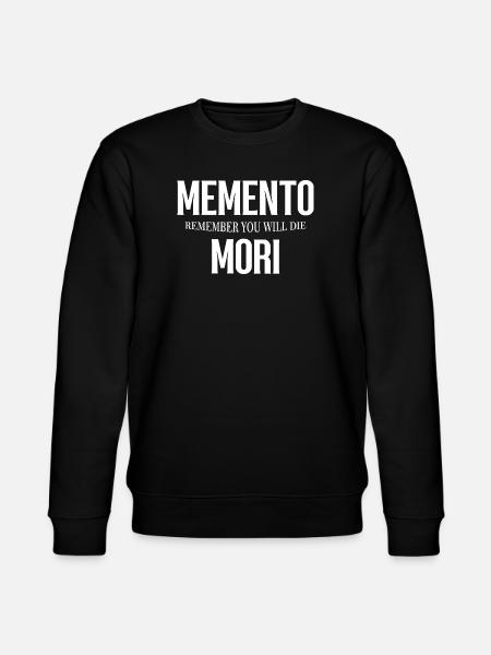 Gothic Memento Mori Design - Stanley/Stella CHANGER Unisex Organic Sweatshirt - black