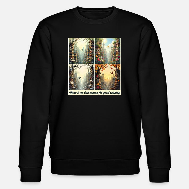 Arc de lecture saisonnier - Sweat bio CHANGER Stanley/Stella Unisexe - noir