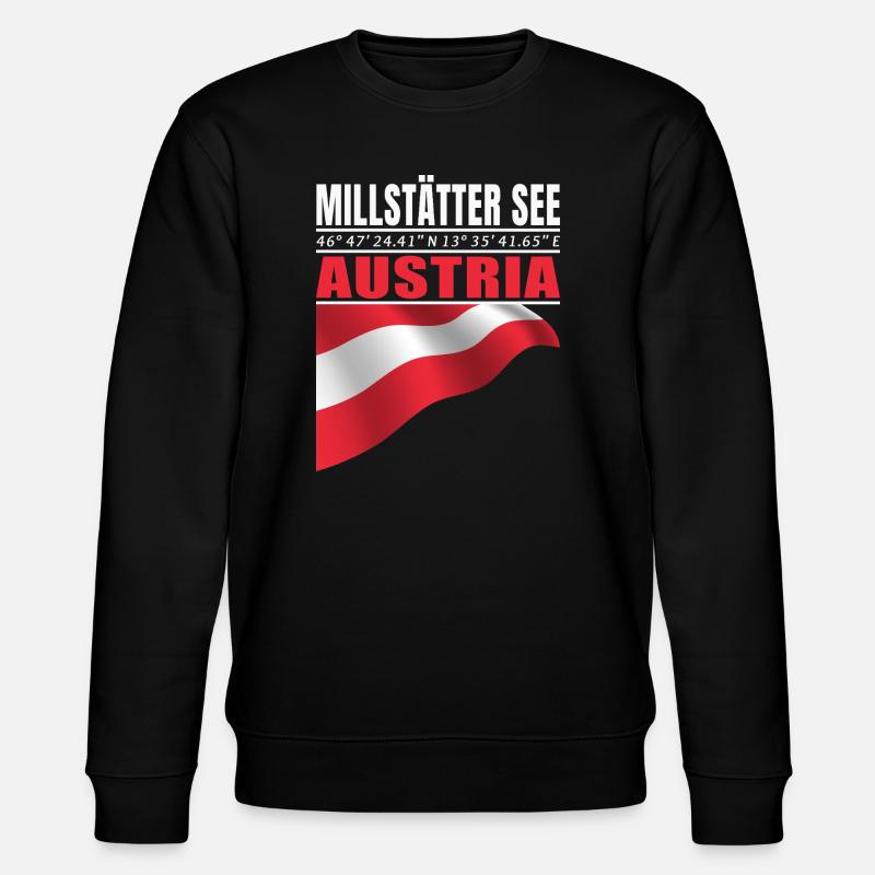 Lac de Millstatt - Sweat bio CHANGER Stanley/Stella Unisexe - noir