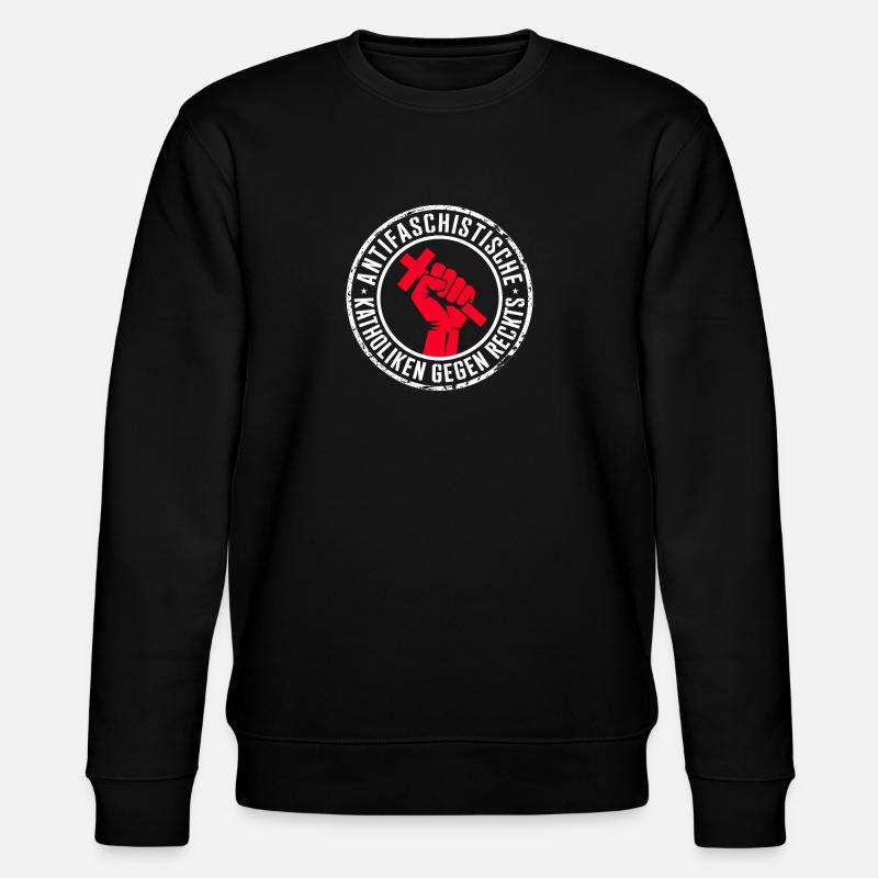 Catholiques antifascistes contre la droite - Sweat bio CHANGER Stanley/Stella Unisexe - noir