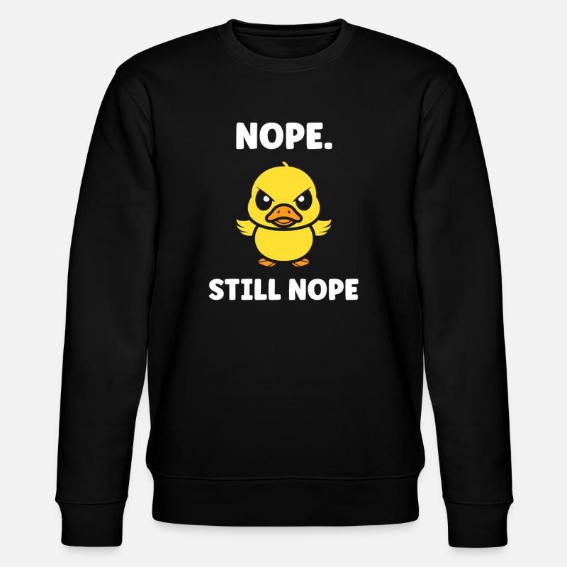 Rebellisches Mädchen, danke nochmal - Stanley/Stella Unisex Bio-Sweatshirt CHANGER  - Schwarz