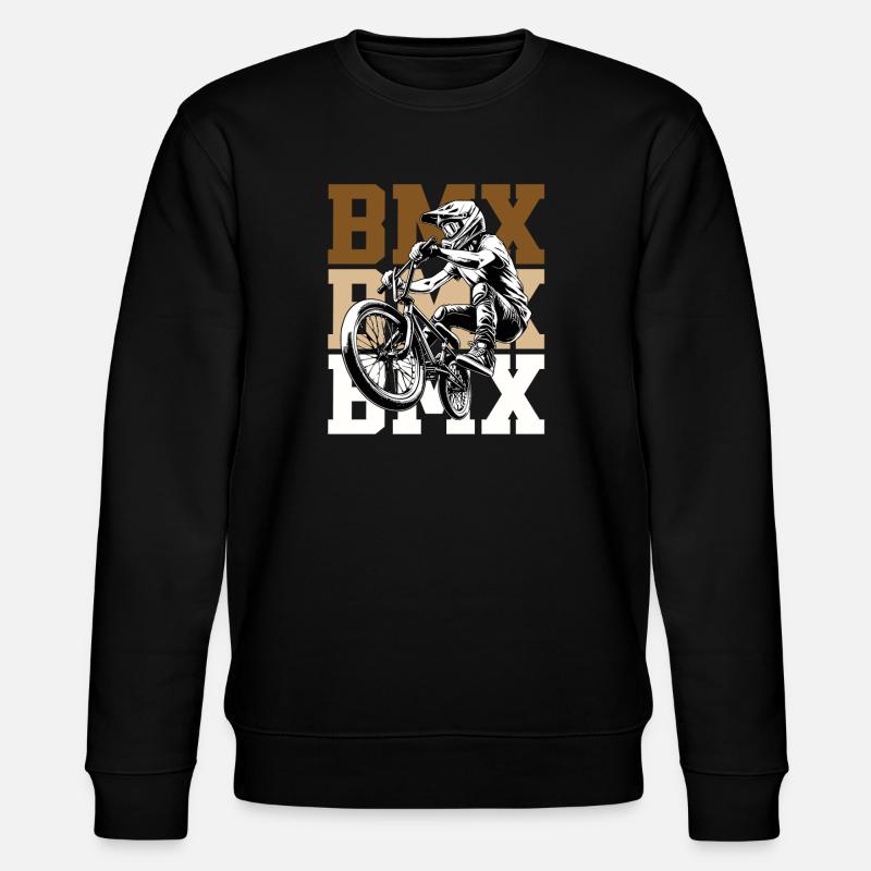 BMX Jump Rider Logo Cult - Sweat bio CHANGER Stanley/Stella Unisexe - noir