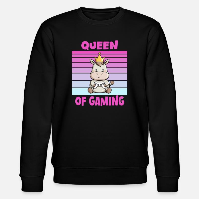 Manette Game Queen - Sweat bio CHANGER Stanley/Stella Unisexe - noir