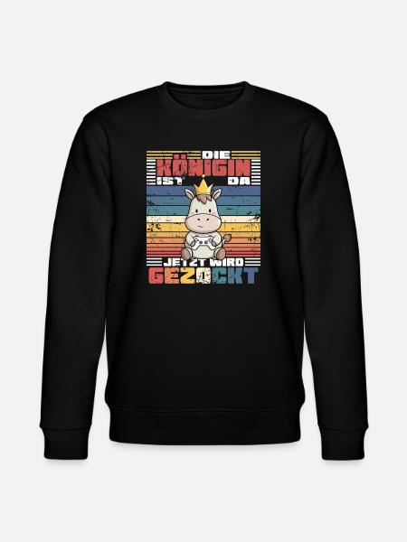 Gaming Girl Gaming - Stanley/Stella CHANGER Unisex Organic Sweatshirt - black