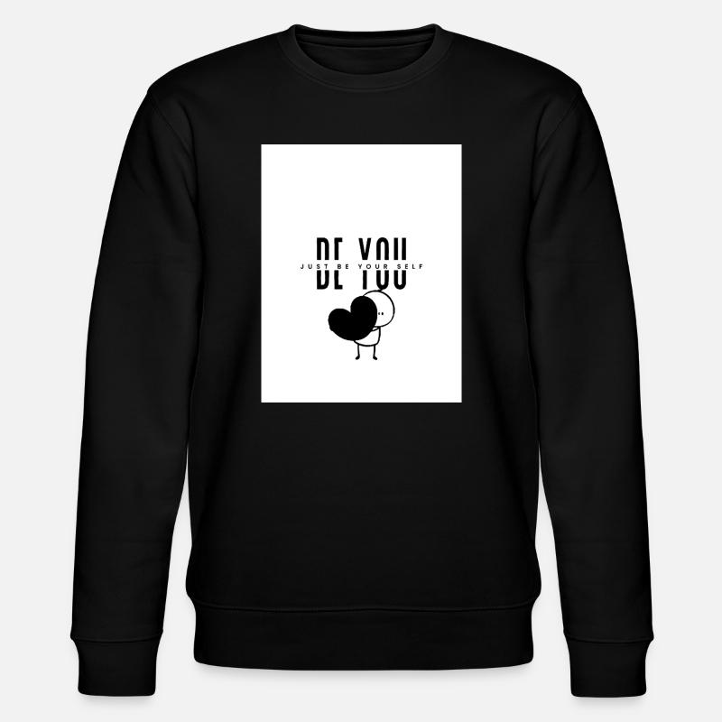 Sei du selbst - Stanley/Stella Unisex Bio-Sweatshirt CHANGER  - Schwarz