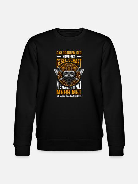 Viking Outfit Valhalla Norse Mythology - Stanley/Stella CHANGER Unisex Organic Sweatshirt - black